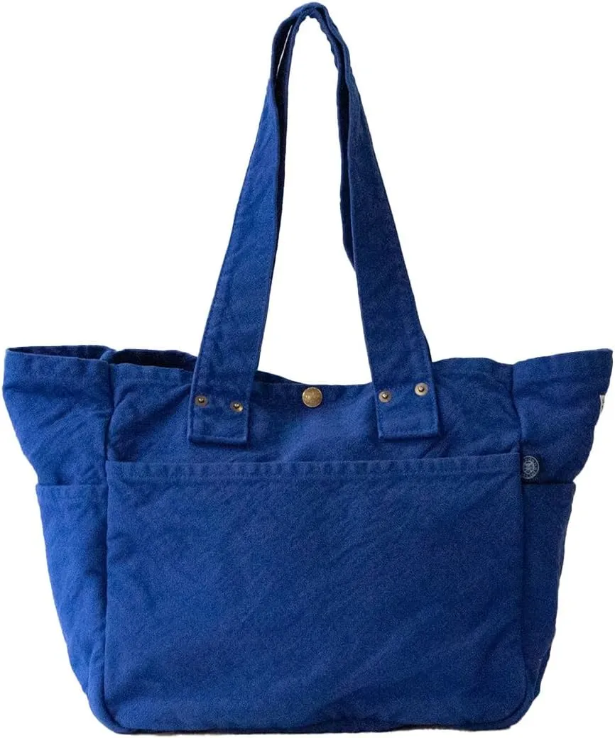 Canvas Work Tote Bag Cotton100% japan Washable Sholder hand Large capacity Shopping Bag (VC-3)