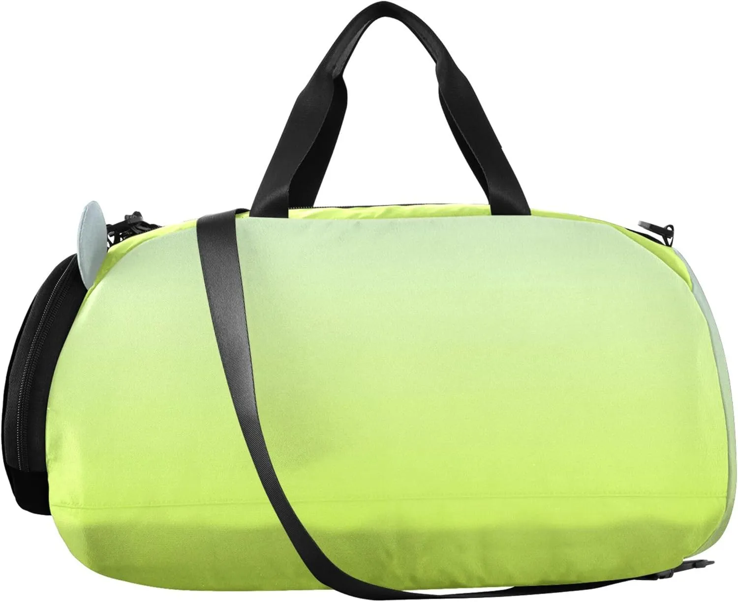 Carry on Duffel Bag Boy Lime Green Blue Gradient Toddler Weekender Bags Girls Duffle Bags Travel Tote Kids Duffle Bag