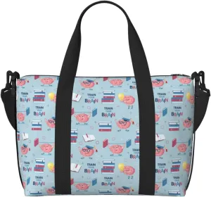 Carry On Duffle Bags Overnight Weekender Bags for Women, Brain Training Personal Item Travel Bag, Travel Essentials Sport Gym Bag for Men Women