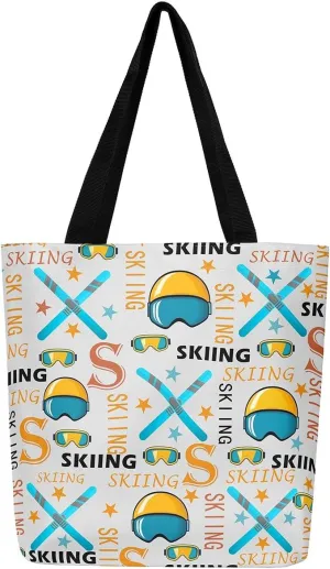Castle Fairy Baseball Canvas Tote Bag for Adults