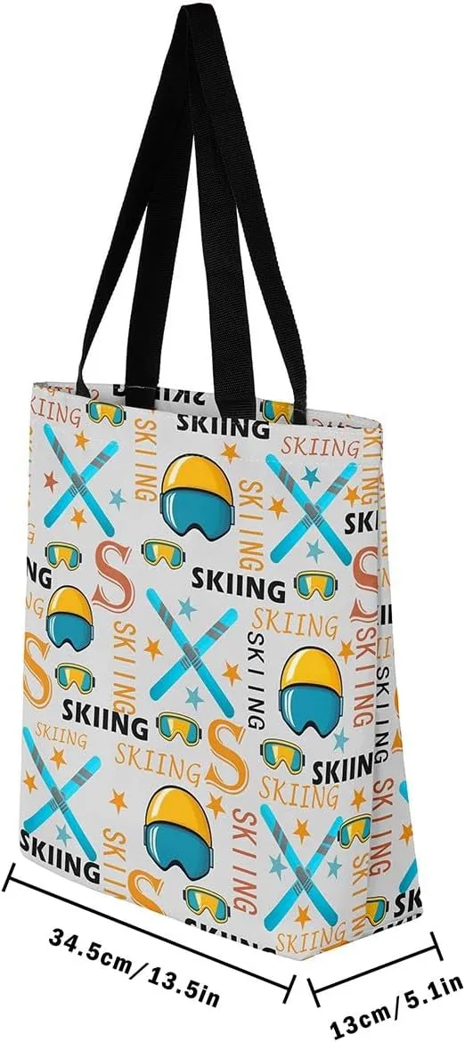 Castle Fairy Baseball Canvas Tote Bag for Adults