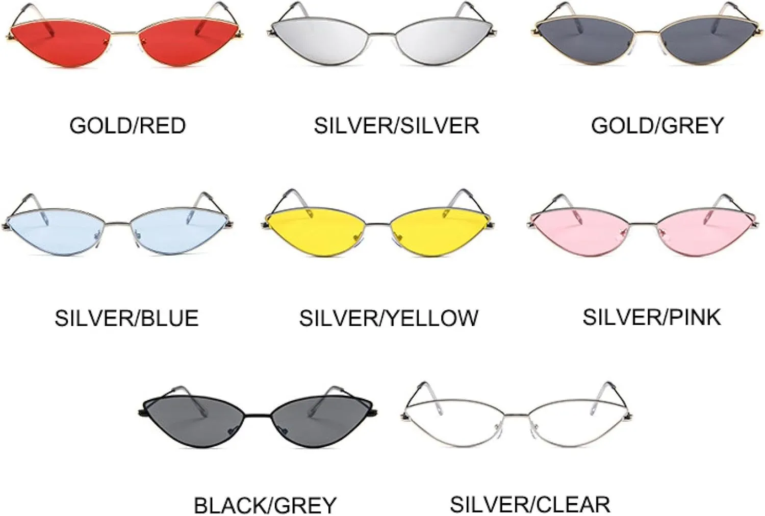 Cat Eye Sunglasses Women Retro Small Black Red Pink Cateye Sun Glasses Female Vintage Shades