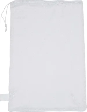 Champion Sports Mesh Equipment Bag – Heavy-Duty Nylon Drawstring Bag with Lock & ID Tag, Breathable Storage Sack for Balls, Swim Gear, Laundry & Toys, Multiple Sizes & Colors