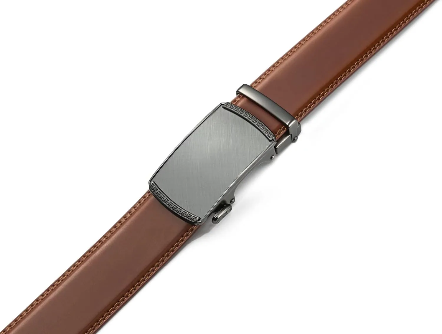 CHAOREN Mens Belt Leather Ratchet Belt - Customizable Fit, Effortless Style (35mm)