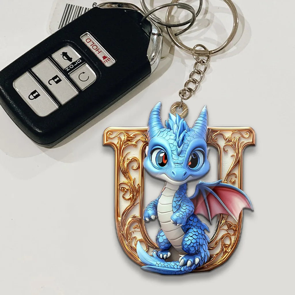 Charming Dragon - Personalized Dragon Keychain