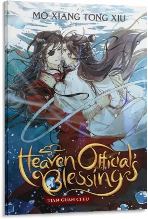Chinese Anime Poster Heaven Official'S Blessing （Chinese：Tian Guan Ci Fu by Mo Xiang Tong Xiu） Poster Poster Cool Artworks Painting Wall Art Canvas