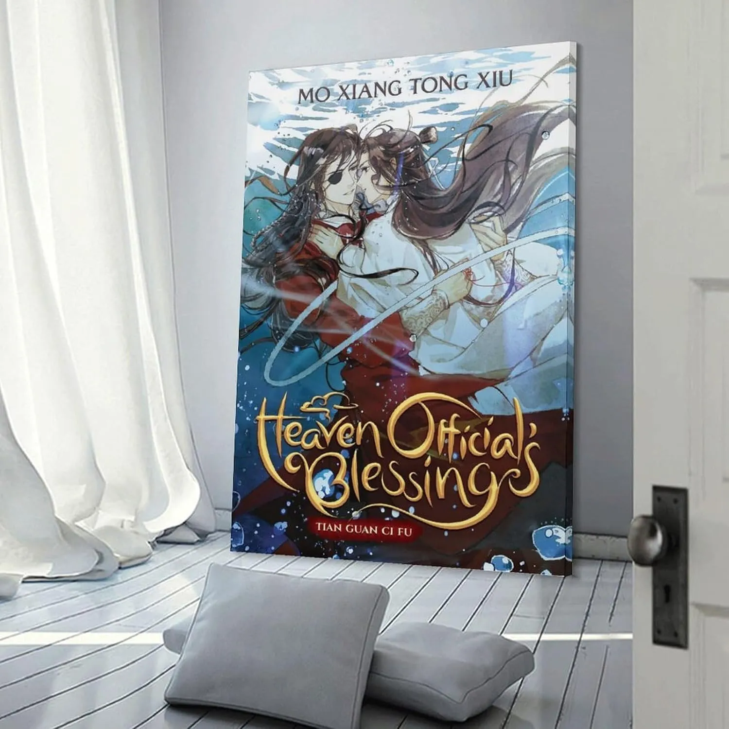 Chinese Anime Poster Heaven Official'S Blessing （Chinese：Tian Guan Ci Fu by Mo Xiang Tong Xiu） Poster Poster Cool Artworks Painting Wall Art Canvas