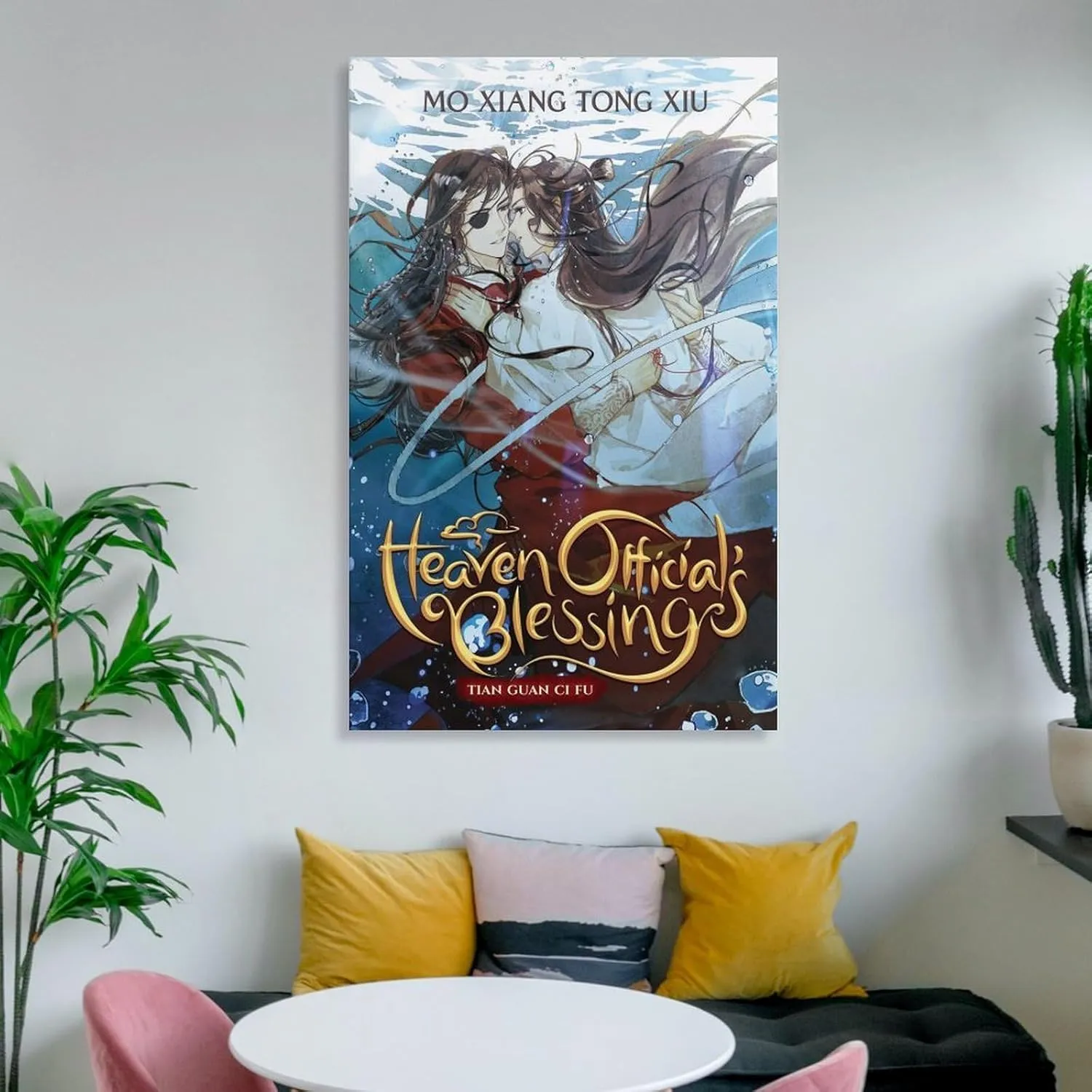 Chinese Anime Poster Heaven Official'S Blessing （Chinese：Tian Guan Ci Fu by Mo Xiang Tong Xiu） Poster Poster Cool Artworks Painting Wall Art Canvas