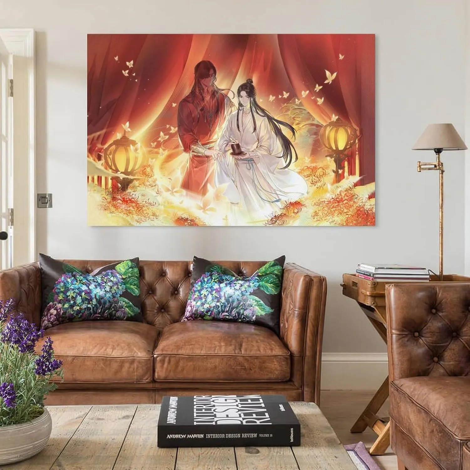 Chinese Anime Poster Heaven Official'S Blessing （Chinese：Tian Guan Ci Fu by Mo Xiang Tong Xiu） Poster Poster Decorative Painting Canvas
