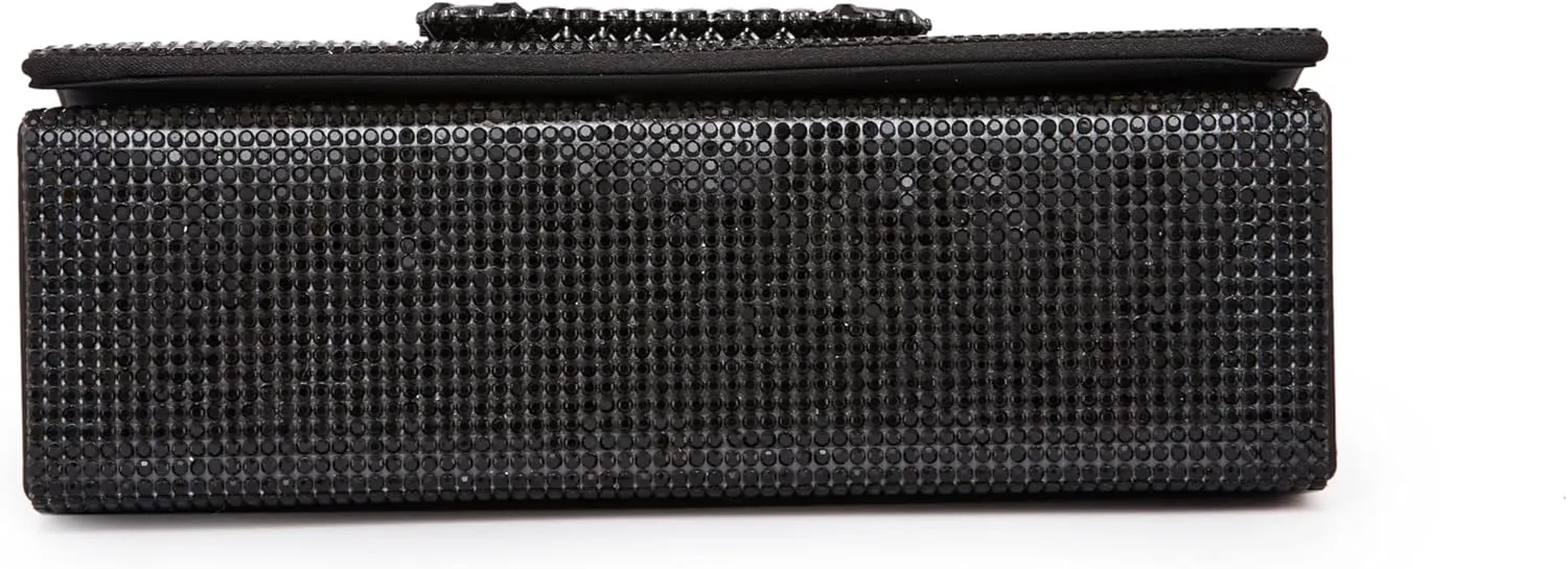 CINDY Elegant Rhinestone Satin Evening Bag