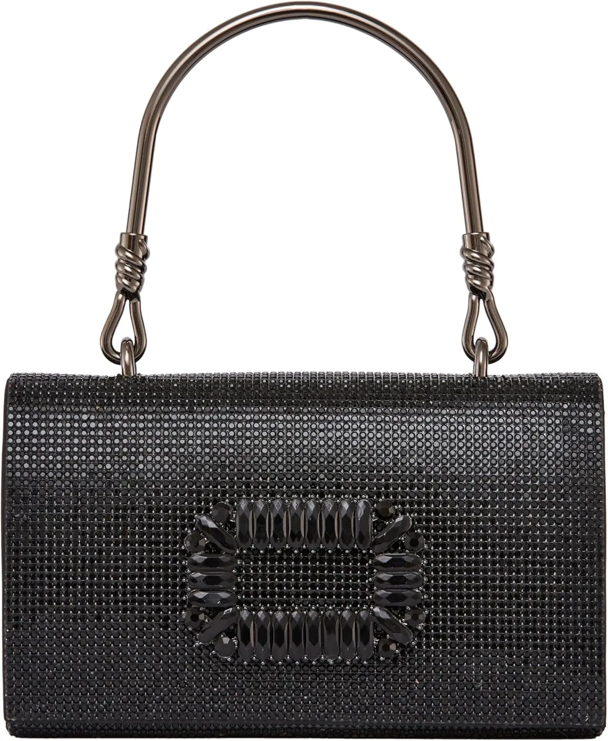 CINDY Elegant Rhinestone Satin Evening Bag