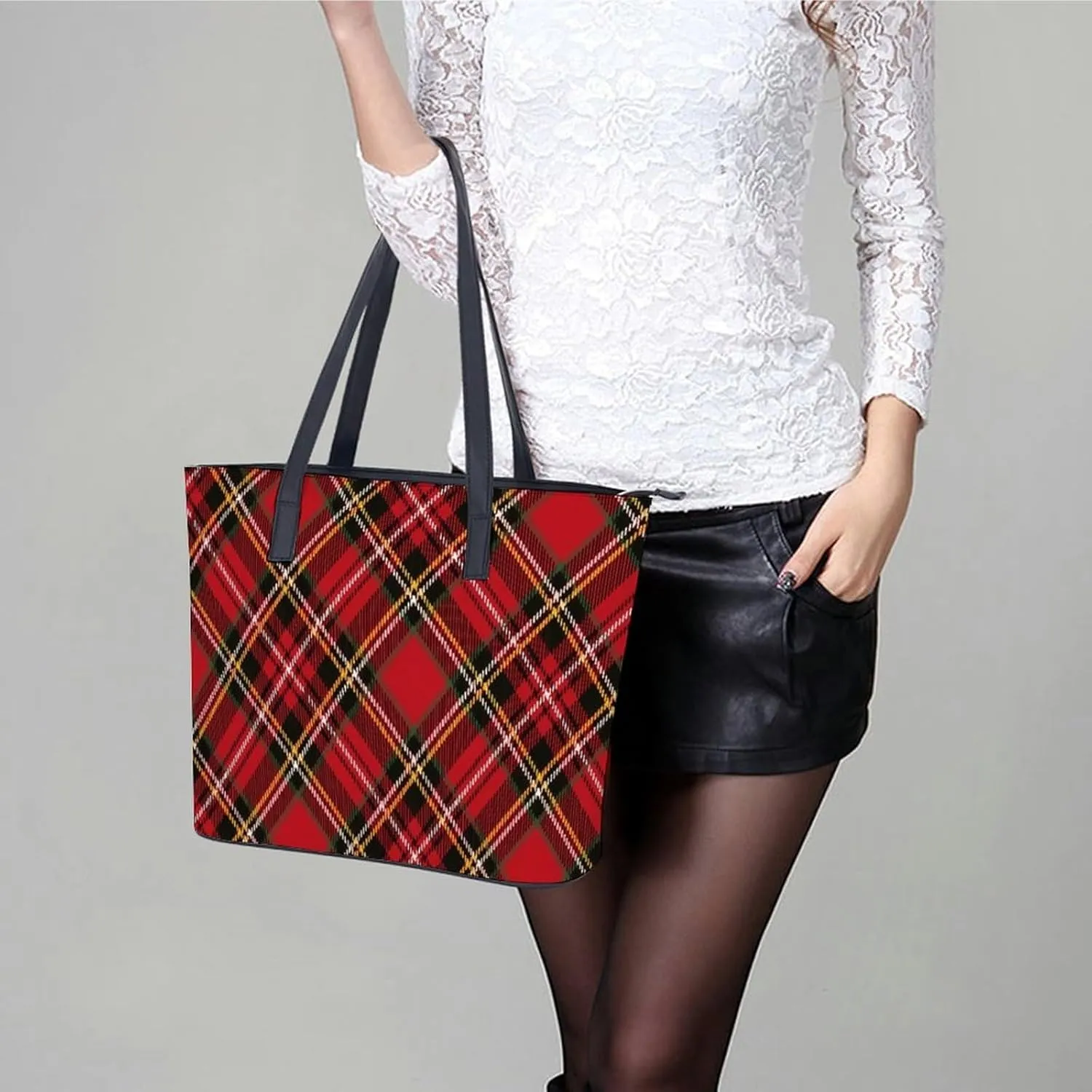 Clan MacArthur Arthur Large Capacity Portable Leather Handbag
