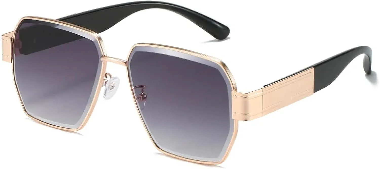 Classic Sunglasses Women Men Fashion Luxury Big Frame Sun Glasses Vintage Travel Driving Shades Uv400