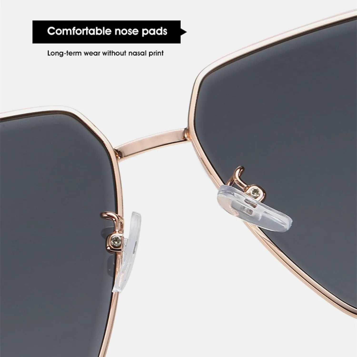 Classic Sunglasses Women Men Fashion Luxury Big Frame Sun Glasses Vintage Travel Driving Shades Uv400