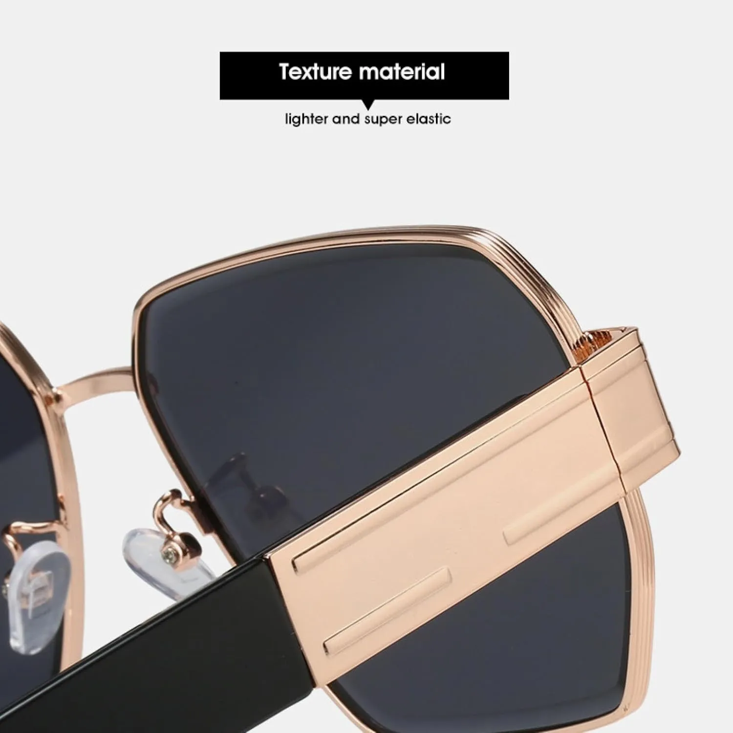 Classic Sunglasses Women Men Fashion Luxury Big Frame Sun Glasses Vintage Travel Driving Shades Uv400