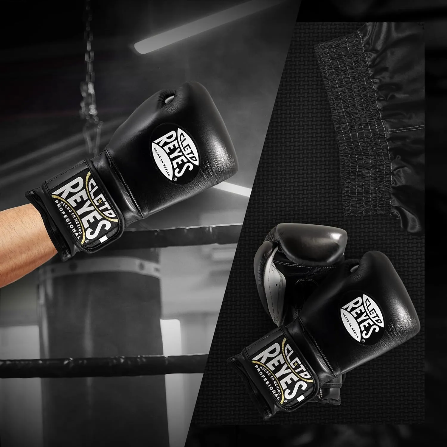 CLETO REYES Training Boxing Gloves with Hook and Loop Closure for Sparring and Heavy Punching Bags, Men and Women, MMA, Kickboxing, Muay Thai