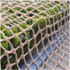Climbing Rope Net for Playground Hemp Rope Net Hemp Safety Net Rope Truck Cargo Trailer Net Waterproof Hemp Rope Net Rope Garden Netting Ceiling Decorative Nets, dai 6mm,8mm