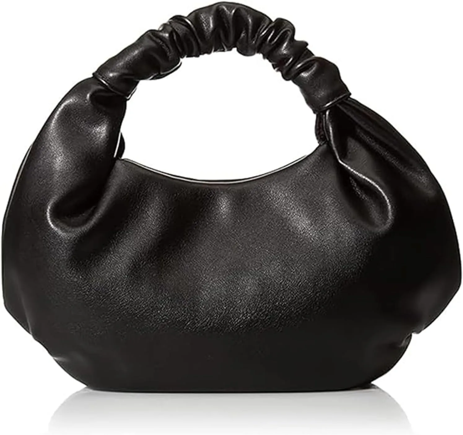 Cloud Pouch Bag Women Shoulder Handbag Soft Vegan Leather Vintage Hobo Mini Small Purses Ruched Cloud Bags