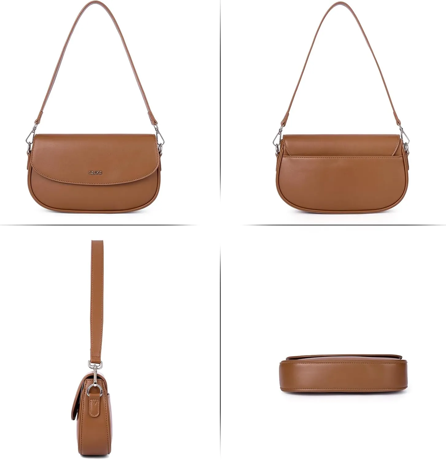 CLUCI Purses for women,Small Shoulder Bag Cute Clutch Designer tote Handbags leather crossbody bag Hobo purse