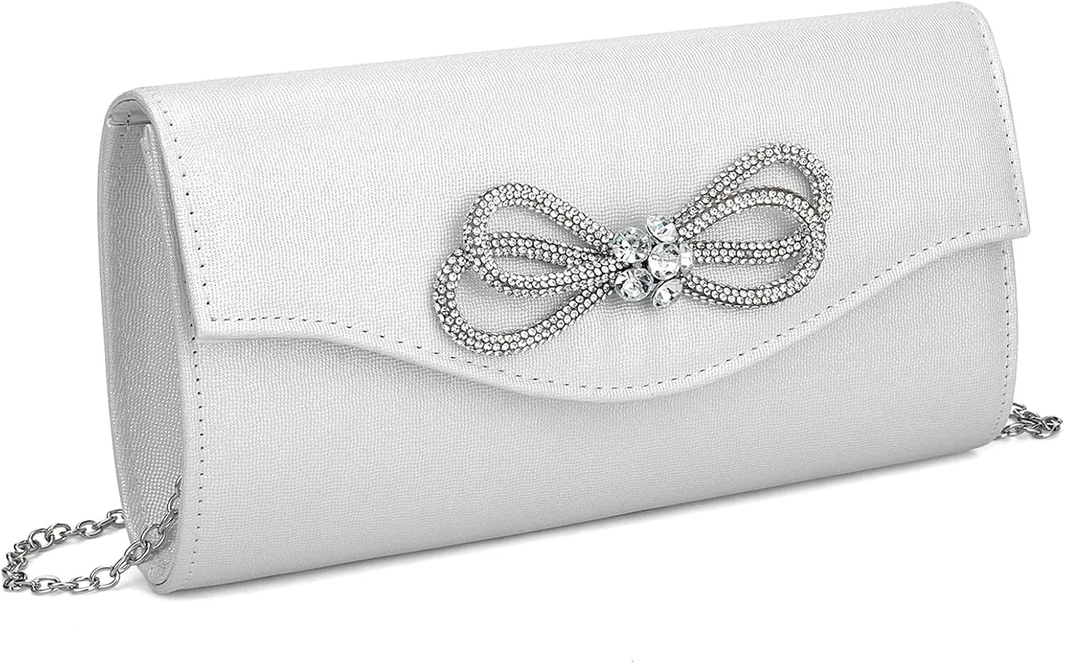Clutch Purses for Women Evening Bag with Detachable Chain Small Sparkly Handbags for Party Wedding Evening Dress