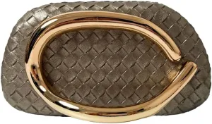 Clutch Purses for Women Evening/Wedding Chic Woven Bag Formal PU Leather Purse Designer Handbags for Party Prom