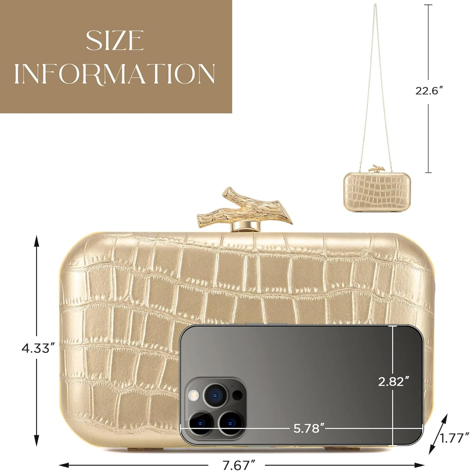 Clutch Purses for Women Evening/Wedding Chic Woven Bag Formal PU Leather Purse Designer Handbags for Women