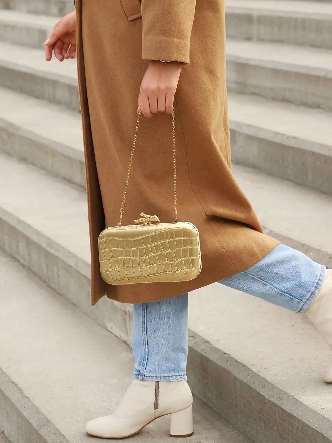 Clutch Purses for Women Evening/Wedding Chic Woven Bag Formal PU Leather Purse Designer Handbags for Women