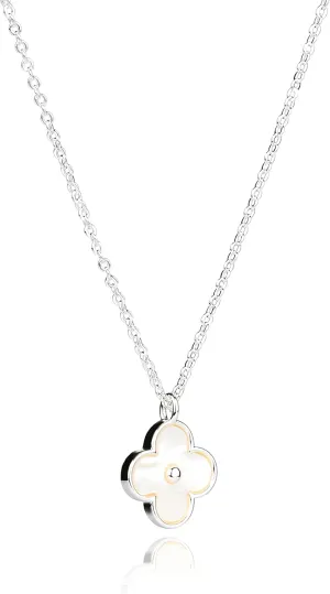CoBi 18K Gold Silver Cubic Zirconia Station Butterfly Pendant Necklace for Women, Heart CZ Initial, Four Leaf Clover, Layered Double Cross, Chunky Cuban Link, Trendy Jewelry Everyday Wear, Gift Choice