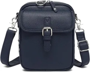 Collaboraten1 Crossbody Leather Bag, Collaborateam Urvashi Vintage Double Layer Large Capacity Anti Theft Shoulder Bags