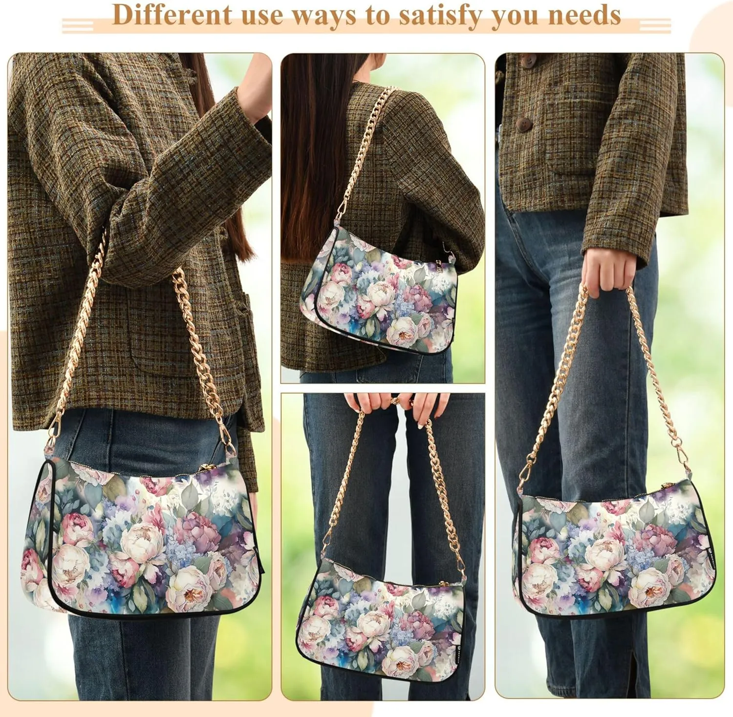 Colorful Mandala Geometry Womens Purse Hobo Party Purse Women Evening Handbag Formal over the Shoulder Purse