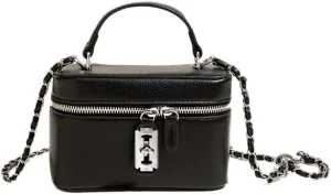 Crossbody Bag for Women Y2K Trendy Small Vegan Leather Hobo Purses Shoulder Handbags with Chain Strap