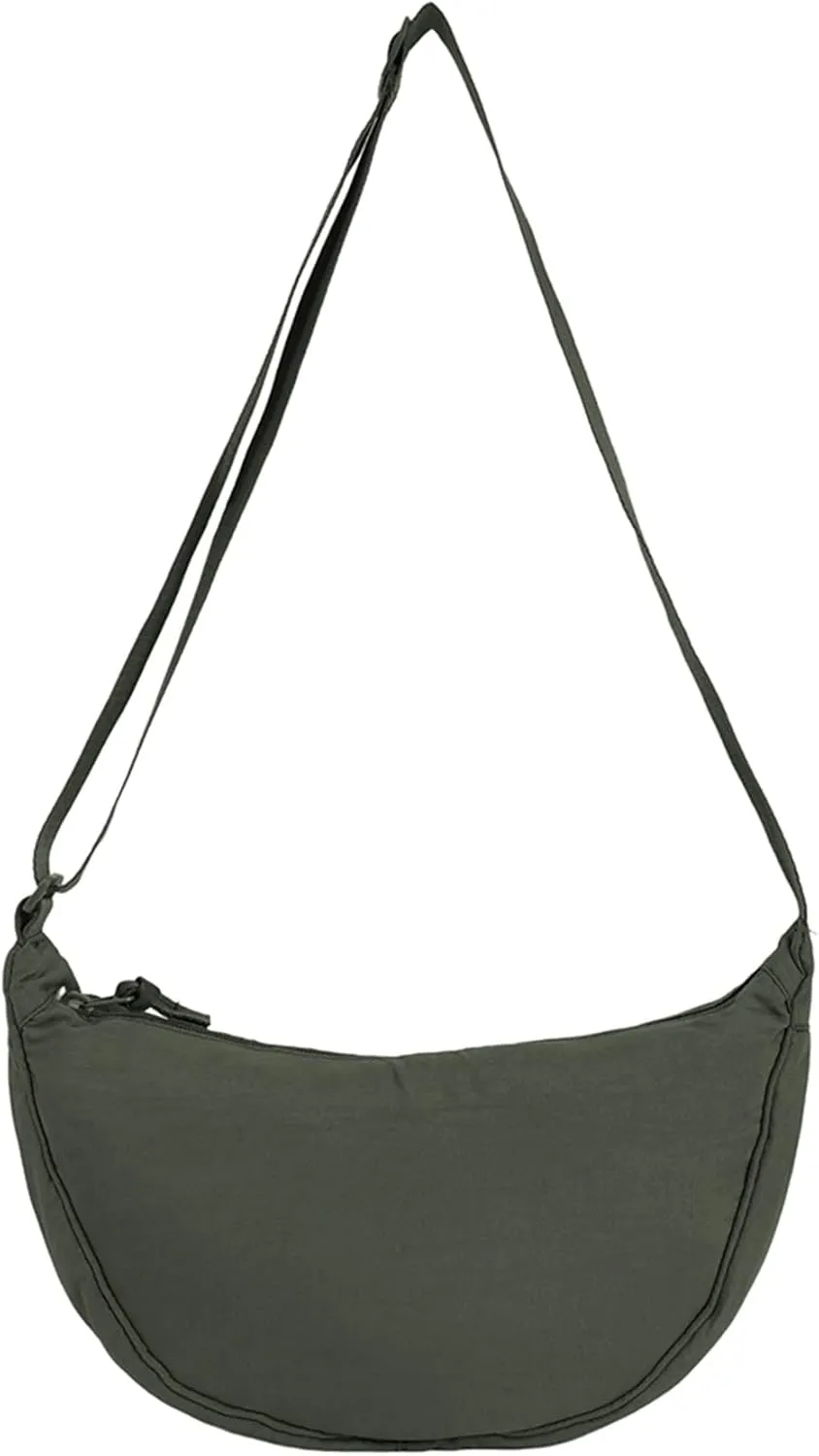 Crossbody Bag Hobo Sling Crescent Bag Women Men Trendy Small Shoulder Bag Purse Dumpling Bag Casual Handbag Adjustable Strap