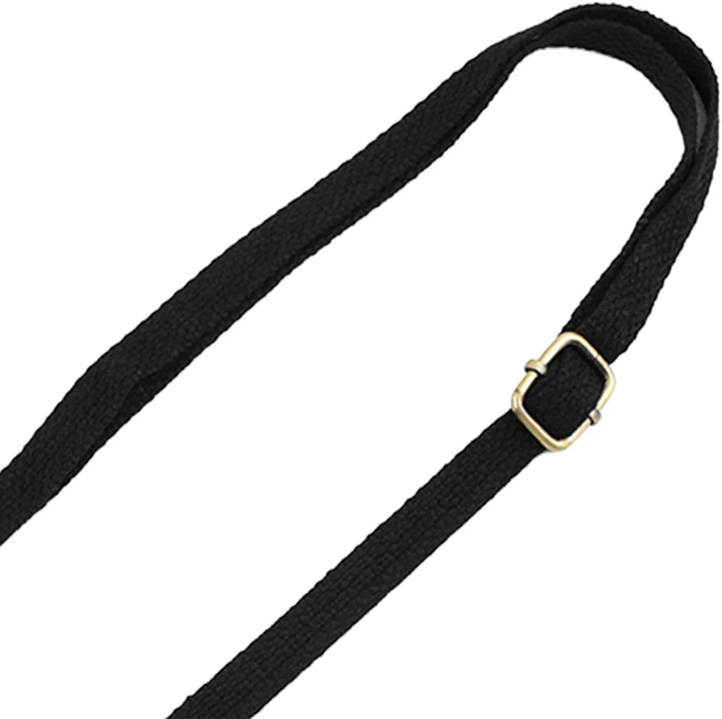 Crossbody Bag Strap Replacement with Metal Clips, Black