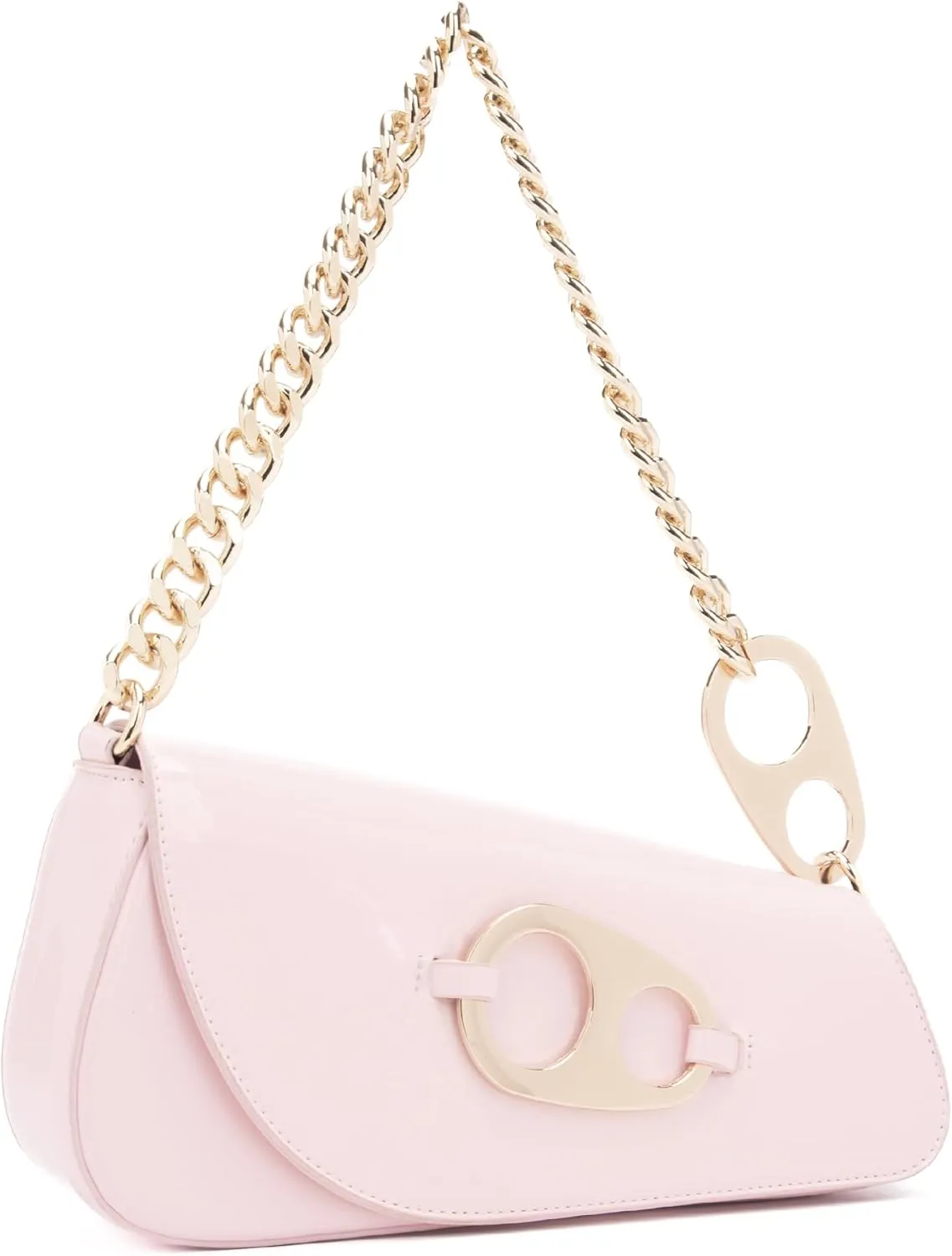 Crossbody Bag Y2K Trendy Purses for Women Patent Leather Shoulder Handbags Hobo Bag with Chian Strap