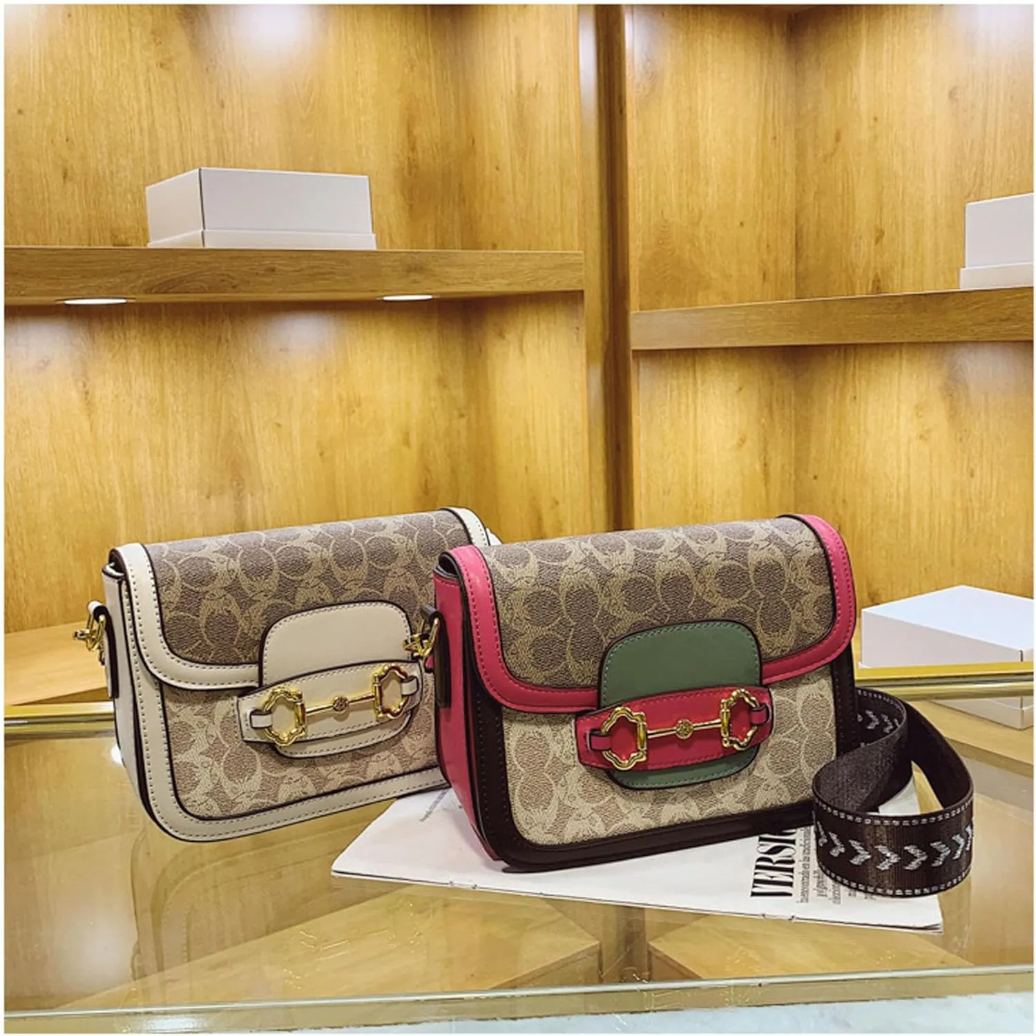 Crossbody Bags for Women - Leather Purse Handbag - Fashion Design