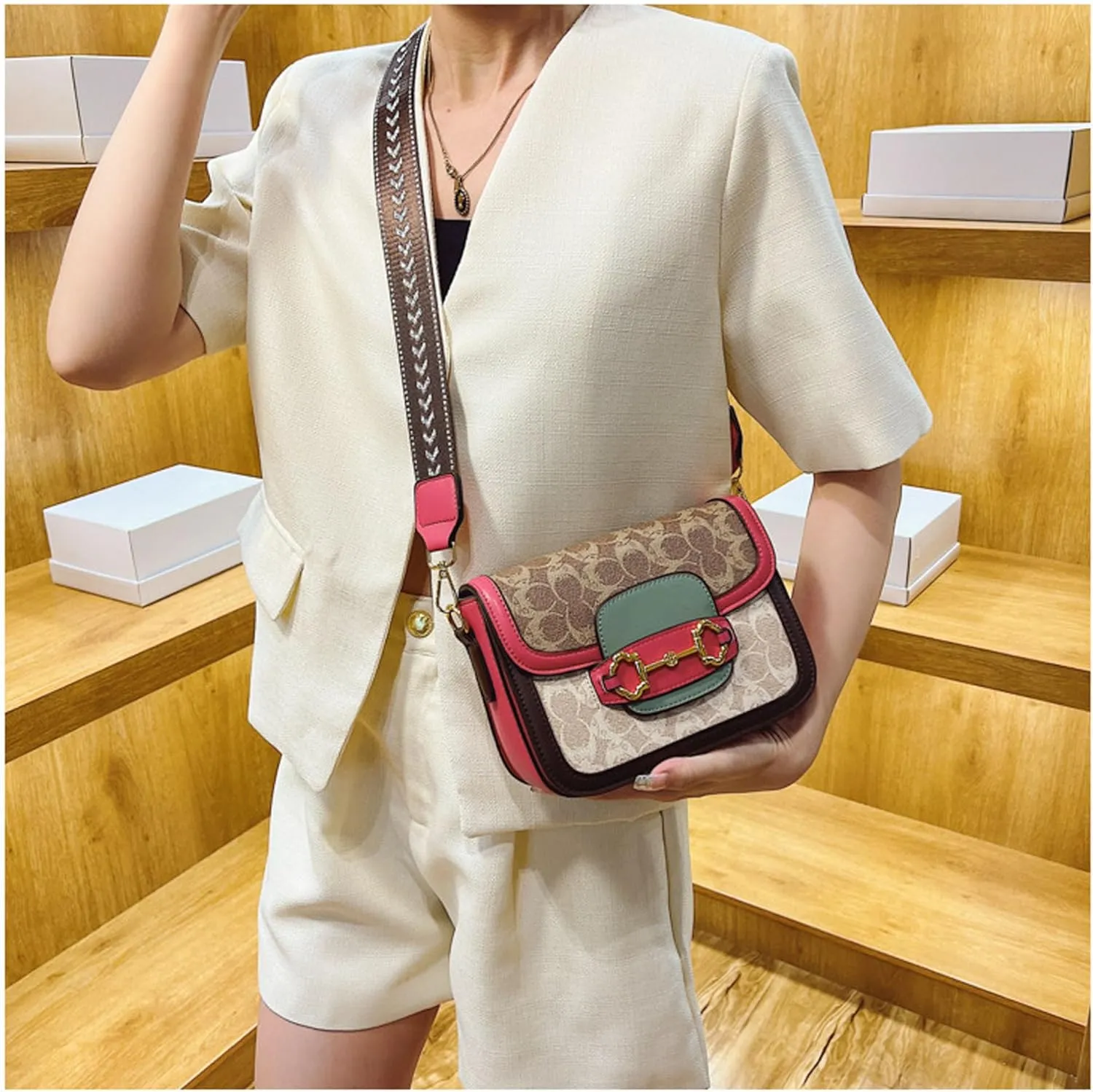 Crossbody Bags for Women - Leather Purse Handbag - Fashion Design