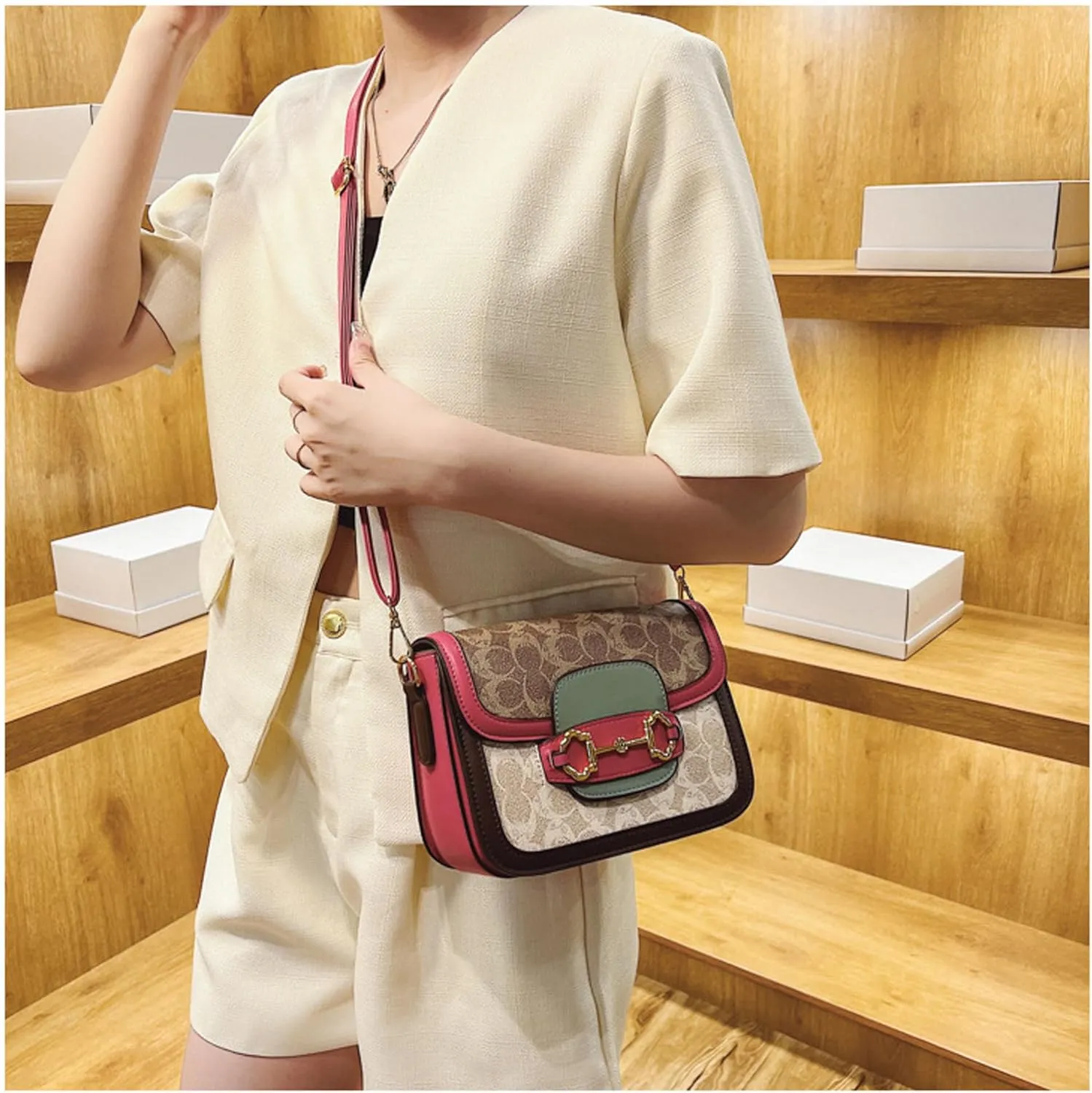 Crossbody Bags for Women - Leather Purse Handbag - Fashion Design