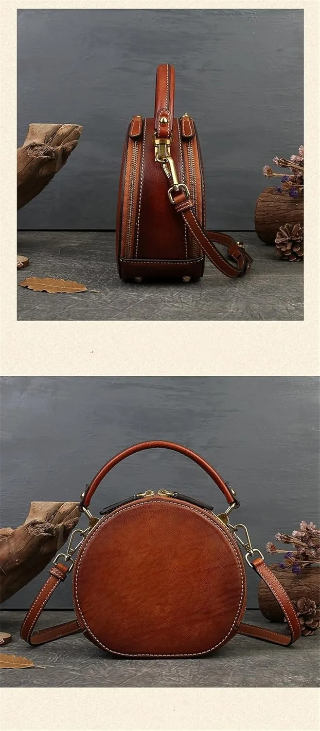 Crossbody Handbags for Women Leather Handbags Embossed Rabbit Handmade Leather Crossbody Bag