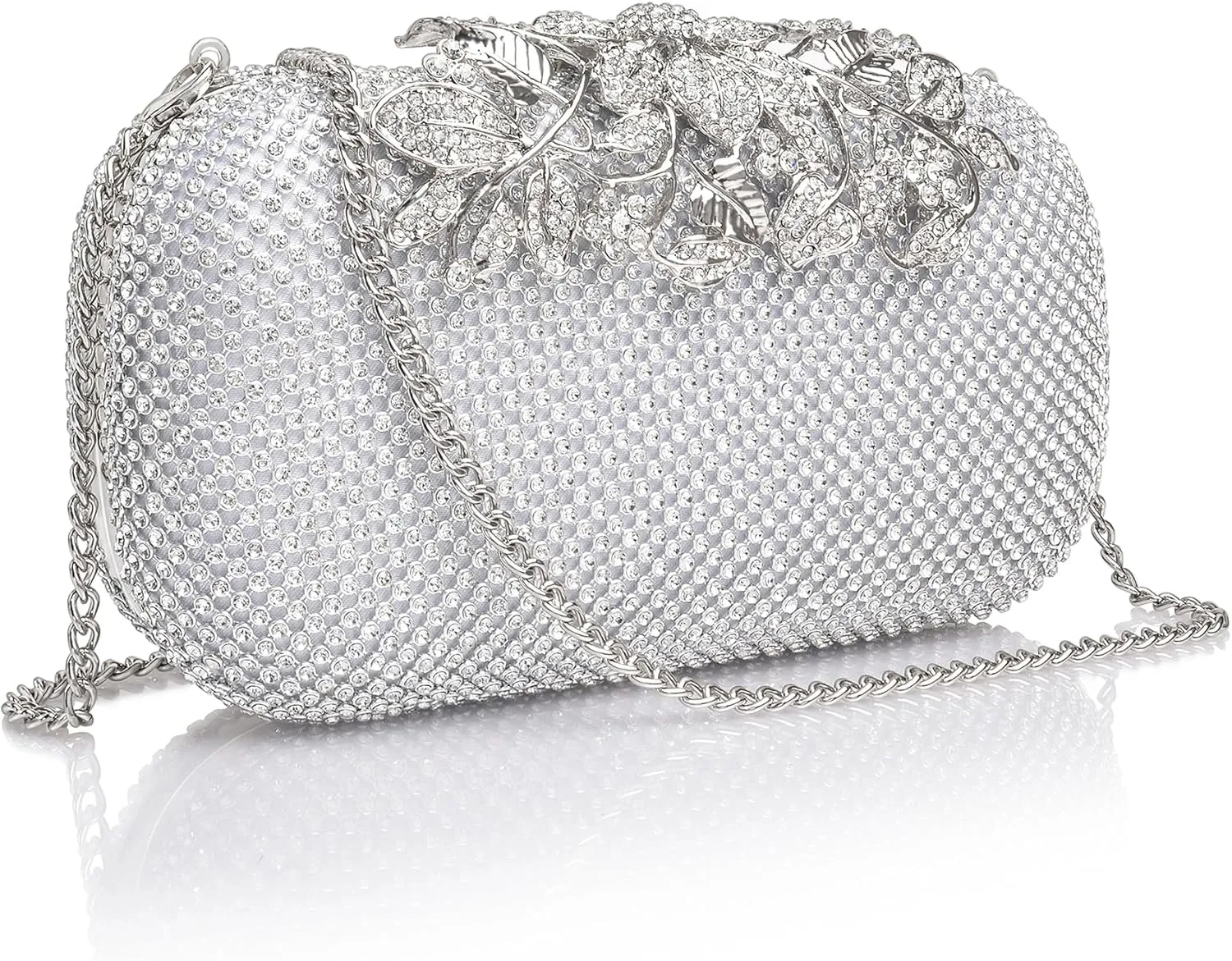 Crystal Evening Bag Rhinestone Bride and Bridesmaid Wedding Prom Party Formal Clutch Purses for Women Evening