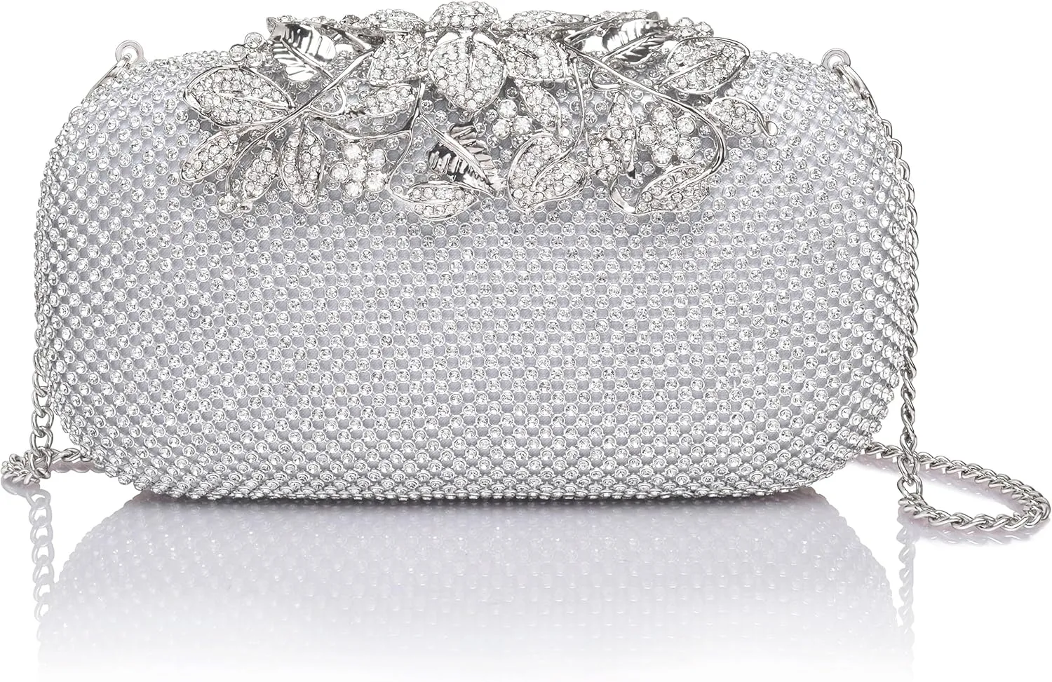 Crystal Evening Bag Rhinestone Bride and Bridesmaid Wedding Prom Party Formal Clutch Purses for Women Evening