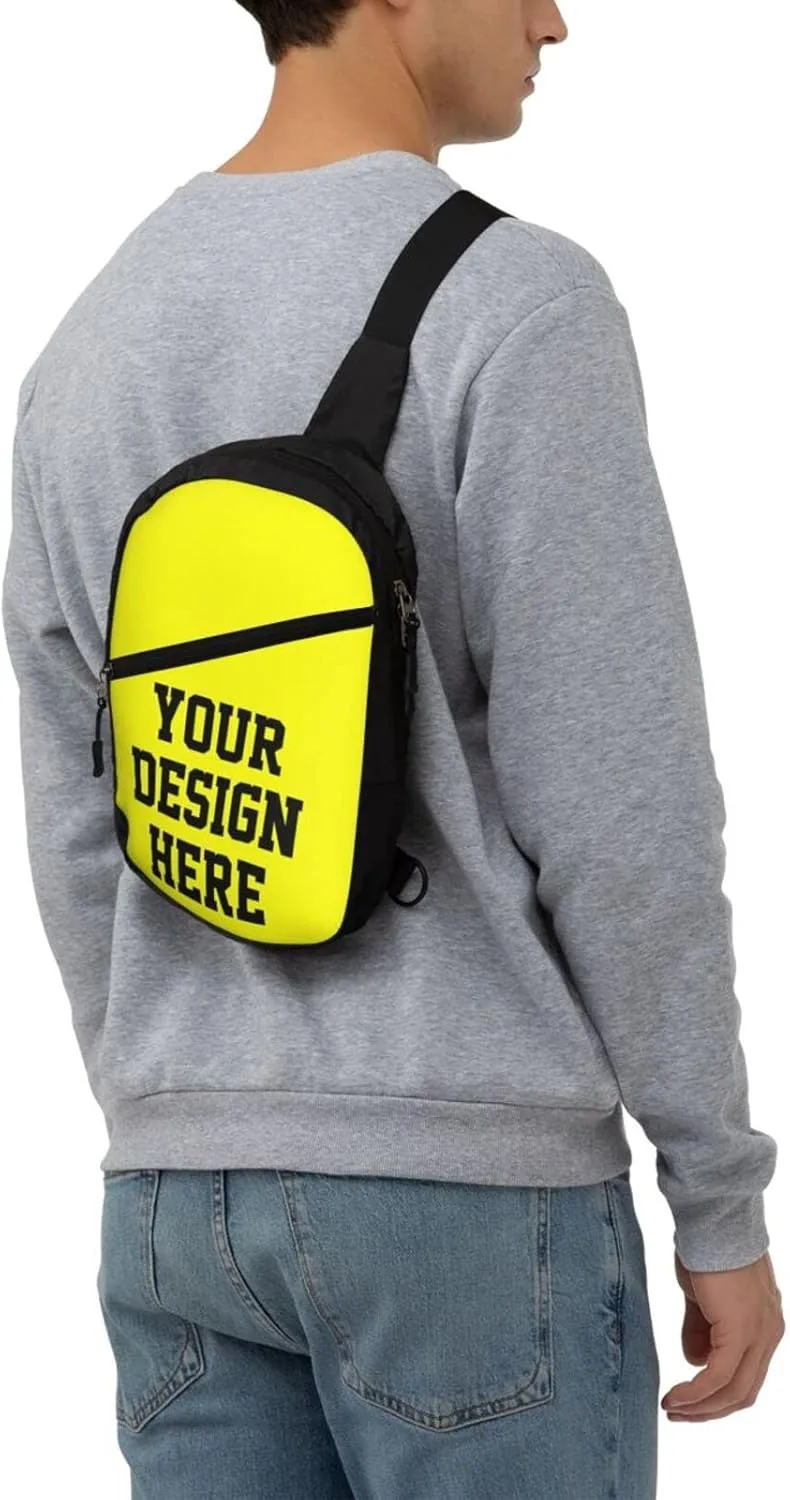 Custom Chest Bags Custom Sling Bags Custom Mens Shoulder Bag Personalized Chest Bags