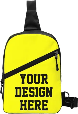 Custom Chest Bags Custom Sling Bags Custom Mens Shoulder Bag Personalized Chest Bags