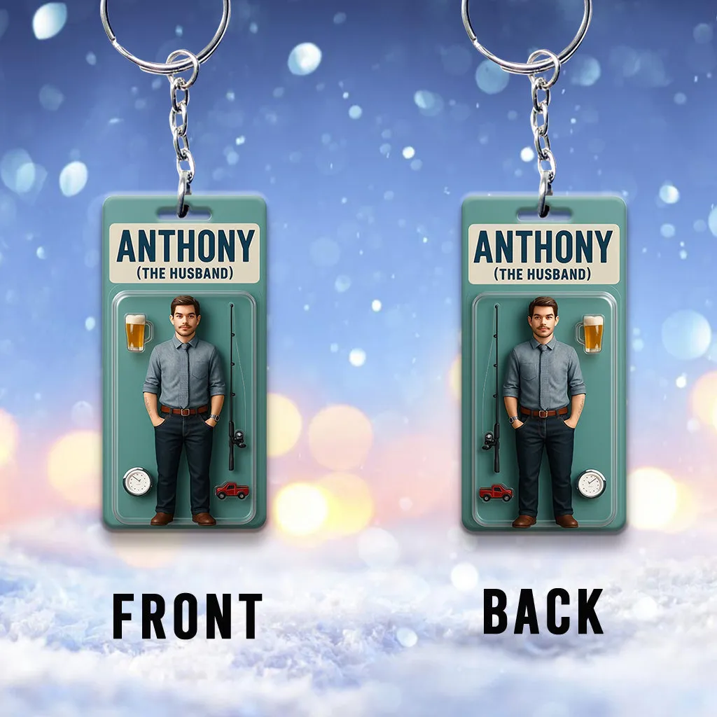 Custom Figure From Photo - Personalized Couple Keychain