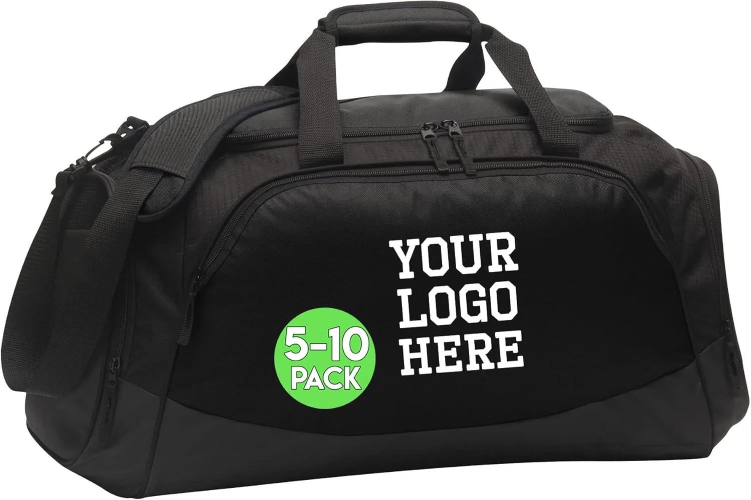 Custom Sport Duffel Bags, Add Your Embroidered Text & Logo, Personalized Weekender Bag for Gym, Overnight, Travel for Men Women
