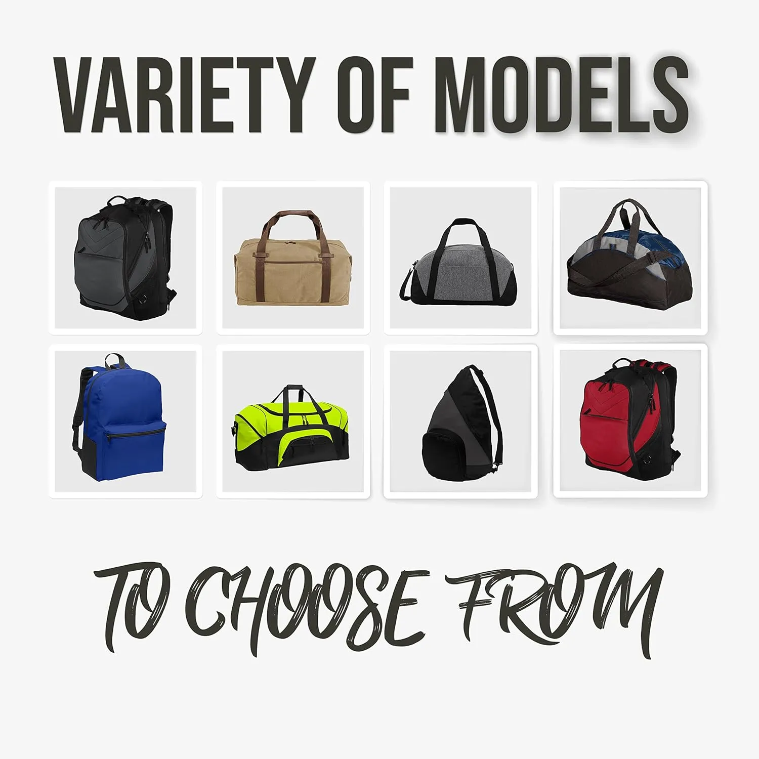 Custom Sport Duffel Bags, Add Your Embroidered Text & Logo, Personalized Weekender Bag for Gym, Overnight, Travel for Men Women