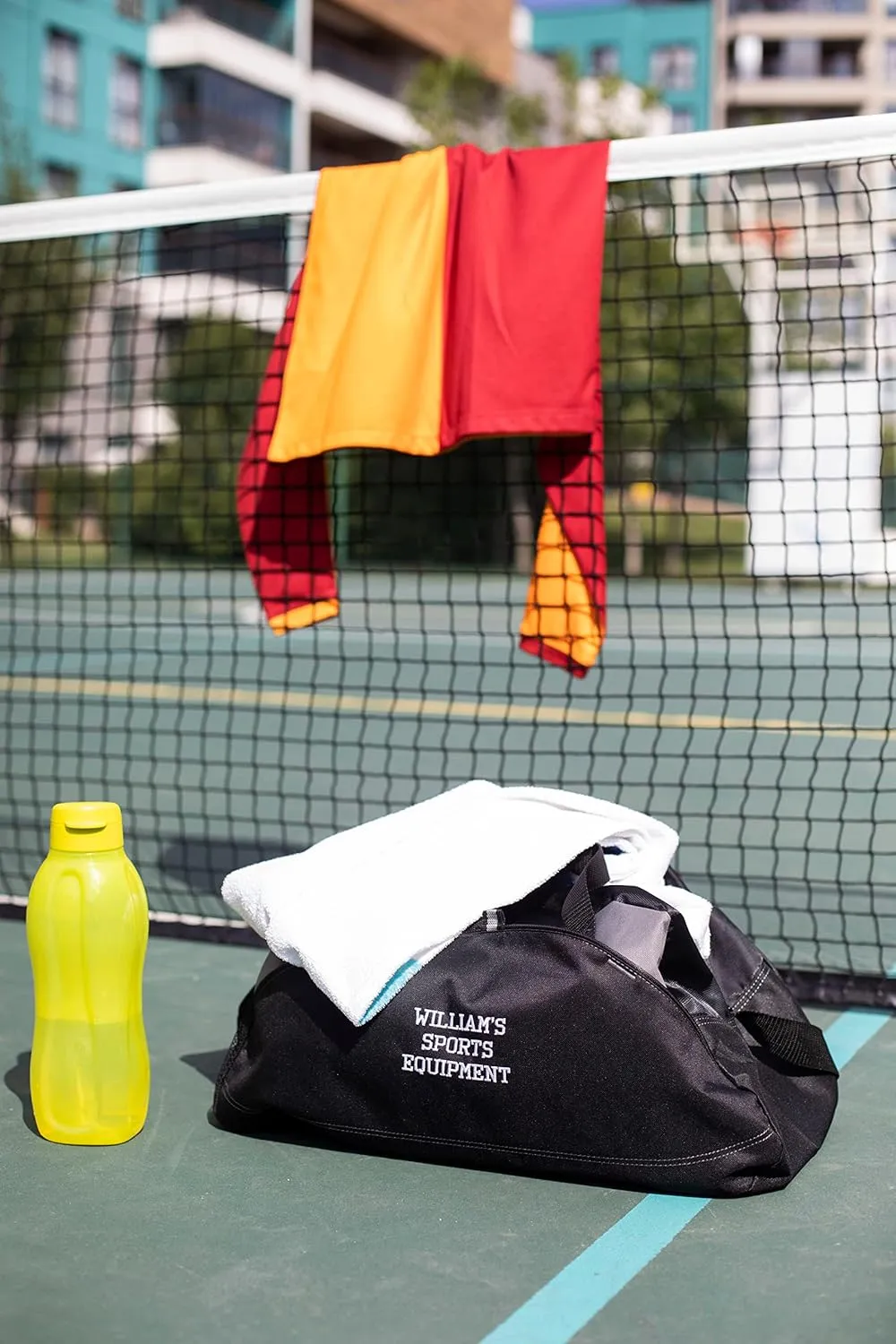 Custom Sport Duffel Bags, Add Your Embroidered Text & Logo, Personalized Weekender Bag for Gym, Overnight, Travel for Men Women