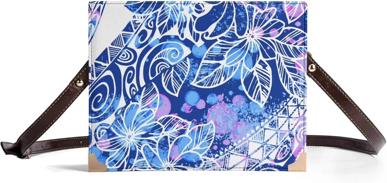 Custom Wholesale Book Storage Bag Polynesian Print Samoan Tribal Women'S Crossbody Bag Casual Party Women'S Bag