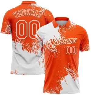 Customizable Team Name, Custom Jersey, White Kelly Green 3D Pattern Design Abstract Brush Stroke