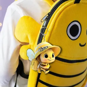 Cute Baby Bee - Personalized Kid Keychain