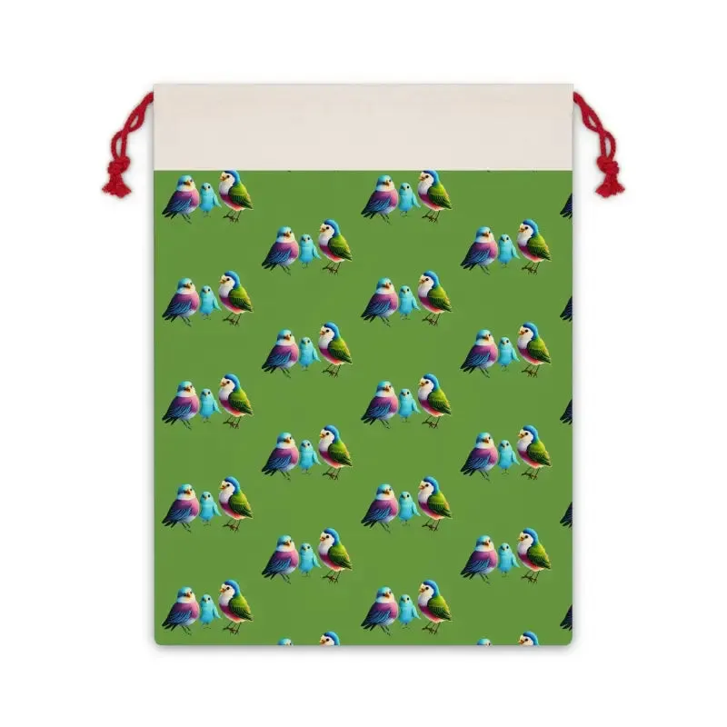 Cute Birds Linen Bag for Eco Chic Style